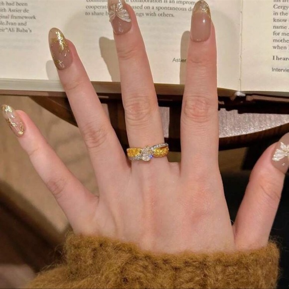 🌹Sale, 2 for $50 on all gold plated🌹 18k gold plated ring - Picture 3 of 6